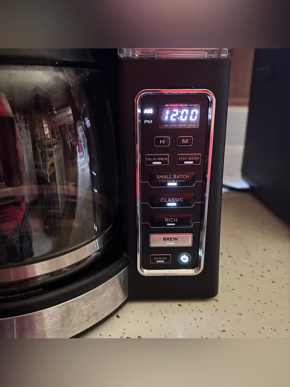 Ninja CE200 69 12-Cup Programmable Filter Coffee Maker 60 oz Silver/Black Works